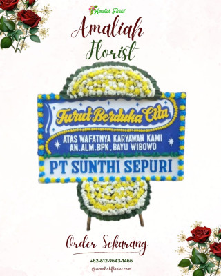 Papan Bunga Duka di Mimika Baru