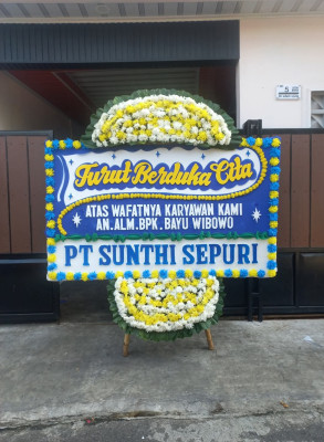 Papan Bunga Duka di Mimika Baru